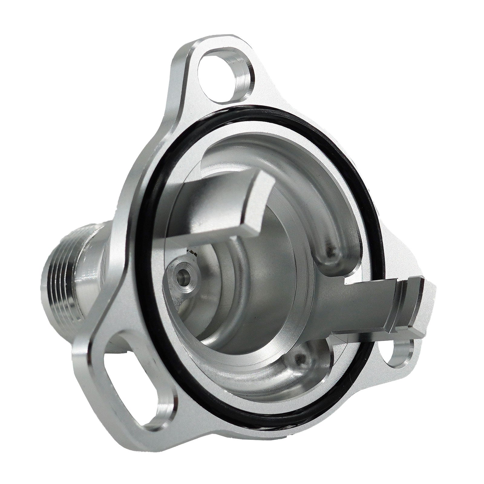 16AN Billet Thermostat Housing Cover For K Series K20 K24 Radiator Hose K-Swap Civic - Bull Boost Performance