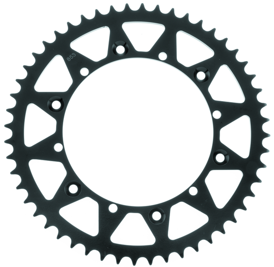 BikeMaster Yamaha Rear Steel Sprocket 520 52T - Black