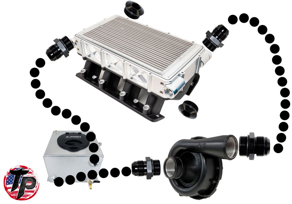 1,800hp+ Intercooler Single Feed Completion Kit By Tick Performance