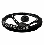 Suede Deep Dish Steering Wheel + Short Hub Adapter Kit For Cadillac Corvette Suburban Neon - Bull Boost Performance