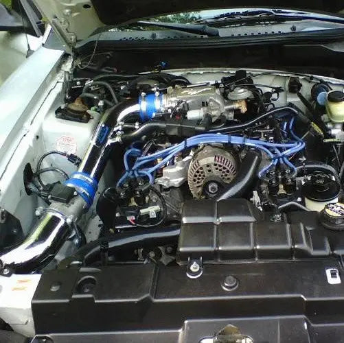 BBK Ford Mustang GT Cold Air Intake Powder Coated Chrome Kit 96-04
