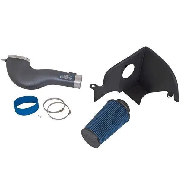 BBK Ford Mustang GT Cold Air Intake Kit Wrinkle Black Powdercoat 05-09