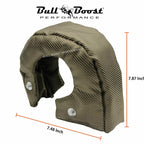 T3 Titanium Fiber Turbo Blanket Heat Shield Barrier Turbocharger Cover Wrap - Bull Boost Performance
