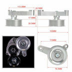 K Series Swap Adjustable EP3 Idler Pulley Belt Kit For Civic Integra Honda Tuned K20 - Bull Boost Performance