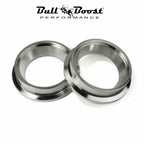 38mm Wastegate Flange Set TiAL MV-S MVS Inlet + Outlet Vband 304 Stainless Tube - Bull Boost Performance