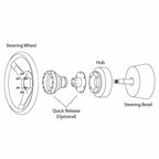 Heartless 6 Bolt Steering Wheel Hub Adapter For Dodge GM Buick Chevy Vehicles - Bull Boost Performance
