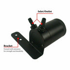 Universal Performance Oil Catch Can  2 Port -8AN + Mounting Bracket Kit AN8 - Bull Boost Performance