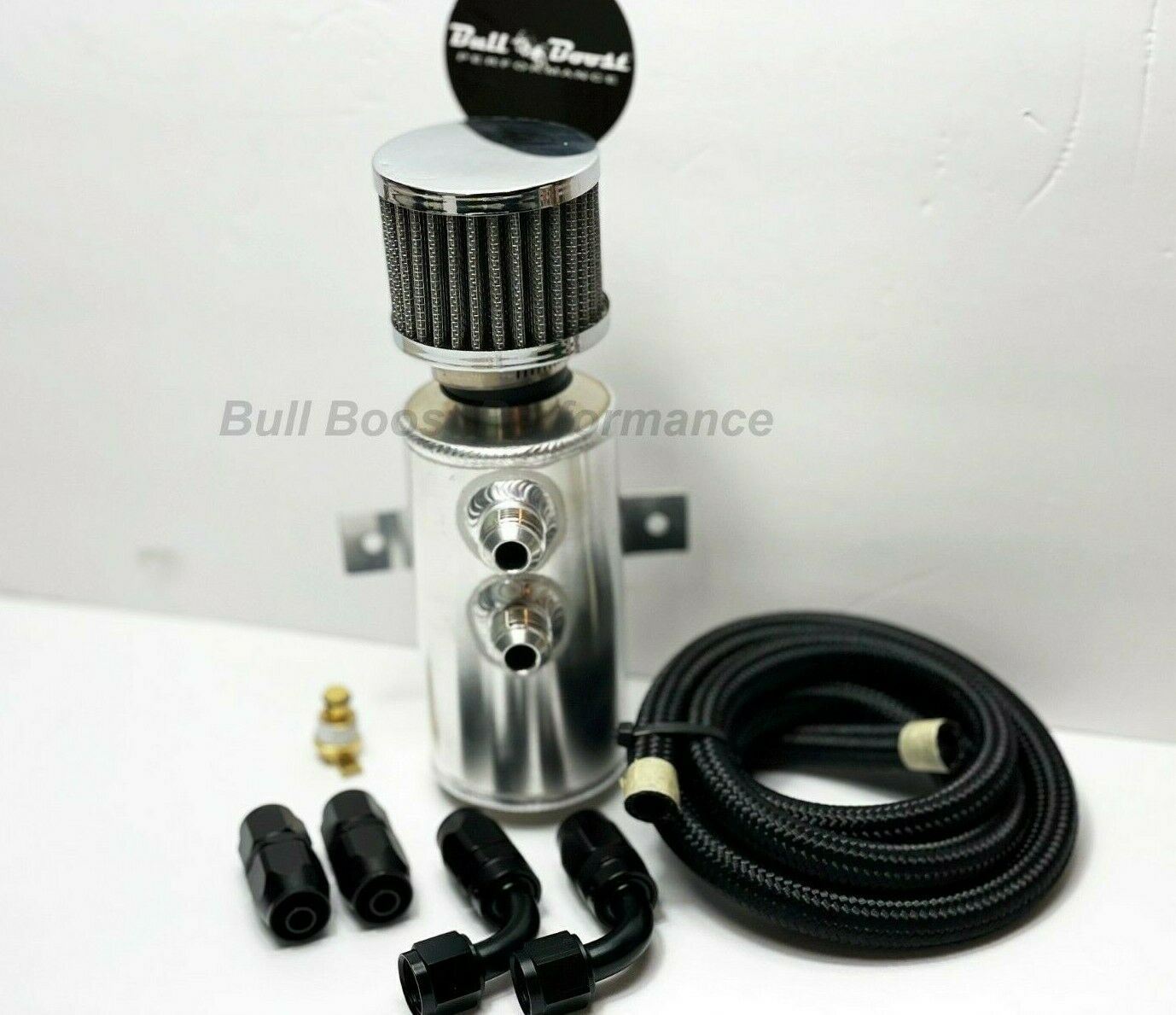 Vented Oil Catch Can AN10 For Honda Acura B Series B16 B18 B20 10AN USA - Bull Boost Performance