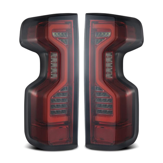 AlphaRex 19-23 Chevrolet Silverado 1500/2500HD/3500HD PRO-Series LED Tail Lights Red Smoke