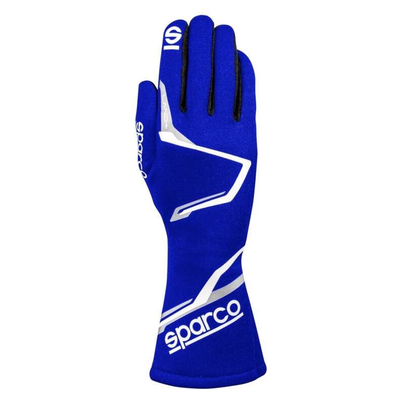 SPARCO Land+ Auto Racing Gloves - Blue - Size 09