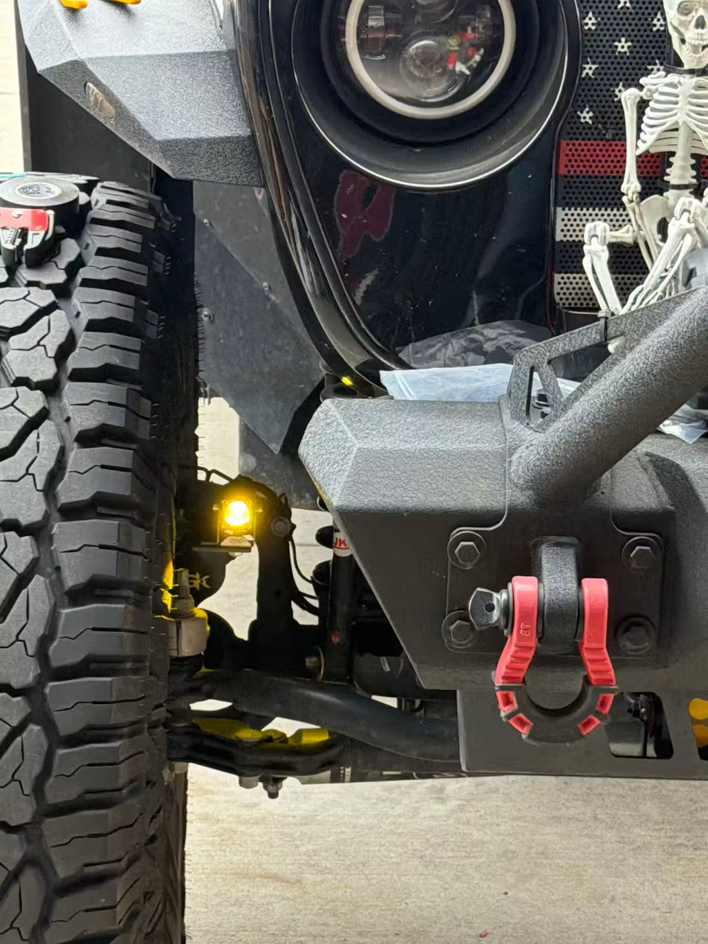 Jeep JL / JT Steerable Knuckle Pod Light Mounts (2018+ Gladiator/Wrangler) By Gatekeeper Off-Road