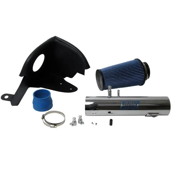 BBK Ford Mustang V6 Cold Air Intake Kit Powder Coated Chrome 11-14