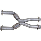 BBK Ford Mustang Coyote 5.0 Swap High Flow Catted X-Pipe 87-04