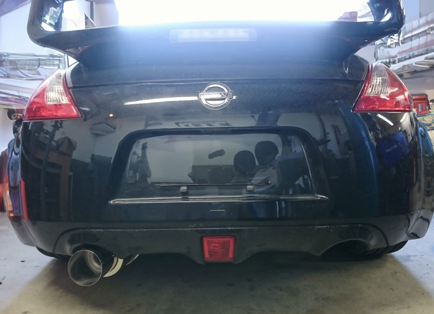4.5" Tip Stainless Single Exit Catback Exhaust for Nissan 370z Z34 09-21 - Bull Boost Performance