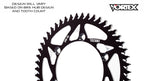 Vortex Racing 38 Tooth 520 Rear Sprocket - Black