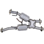 BBK Ford Mustang V6 / V8 High Flow Catted X-Pipe 79-93 Automatic