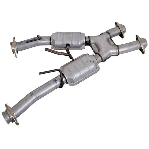 BBK Ford Mustang V6 / V8 High Flow Catted X-Pipe 79-93 Automatic