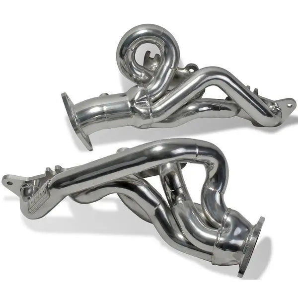 BBK Ford Mustang GT 5.0 1-3/4 Shorty Exhaust Headers Polished Silver Ceramic 15-17