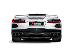 Akrapovic 2020 Chevrolet Corvette Stingray (C8) OPF/GPF Slip-On Line (Titanium) w/ Titanium Tips