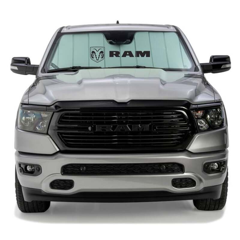Covercraft 19-24 PU Ram 2500/3500 5W RVM Sensor UVS100 Custom Sunscreen with Ram Horizontal Logo
