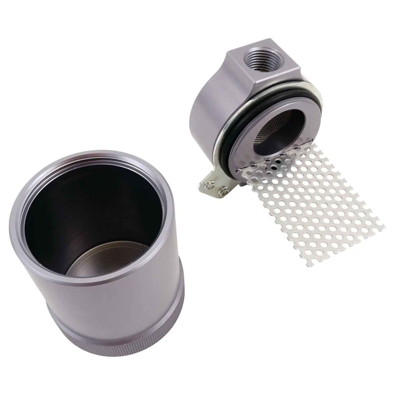 BBK Ford Mustang V6 Oil Separator Kit With Billet Aluminum Catch Can 05-10