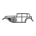 1930 8 Litre Metal Car Wall Art - MT0002