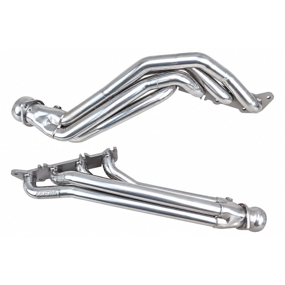 BBK Ford F150 Truck 5.0 Coyote 1-3/4 Long Tube Exhaust Headers Polished Silver Ceramic 11-14
