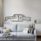 1955 Bel Air Metal Car Wall Art - MT0036