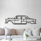 1955 Bel Air Metal Car Wall Art - MT0037