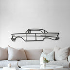 1957 Bel Air Sedan Metal Car Wall Art - MT0048