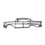 1957 Bel Air Sedan Metal Car Wall Art - MT0048