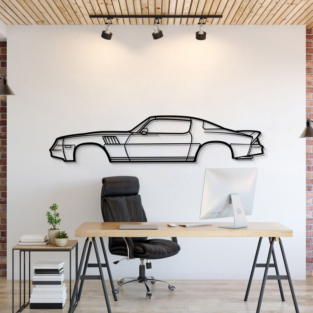 1978 Camaro Z28 Metal Car Wall Art - MT0181