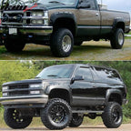 1988-2000 Chevy C1500 K1500 CK Pocket Rivet Style PP Fender Flares 4PC