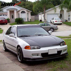 1992-1995 Honda Civic Sedan 4-Door Unpainted Front Lip Splitter PU