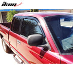 1994-2001 Dodge Ram 1500/2500/3500 Slim Smoke Window Visors Acylic