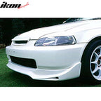 1996-1998 Honda Civic Jun Style Unpainted Front Bumper Lip Spoiler PU