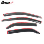 1998-2002 Honda Accord Smoke Tinted Slim Style Window Visors Acrylic