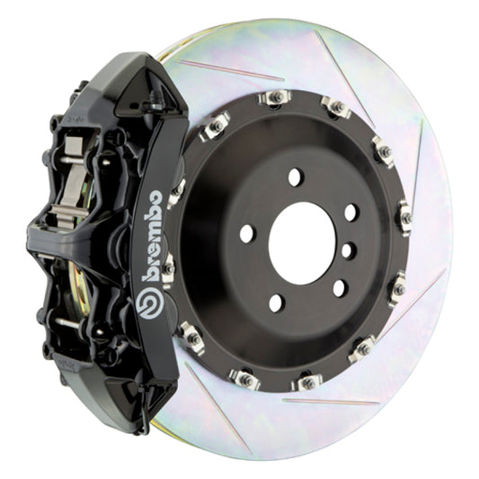 Brembo 18+ RS5 Front GT BBK 6 Piston Cast 405x34 2pc Rotor Slotted Type-1-Black