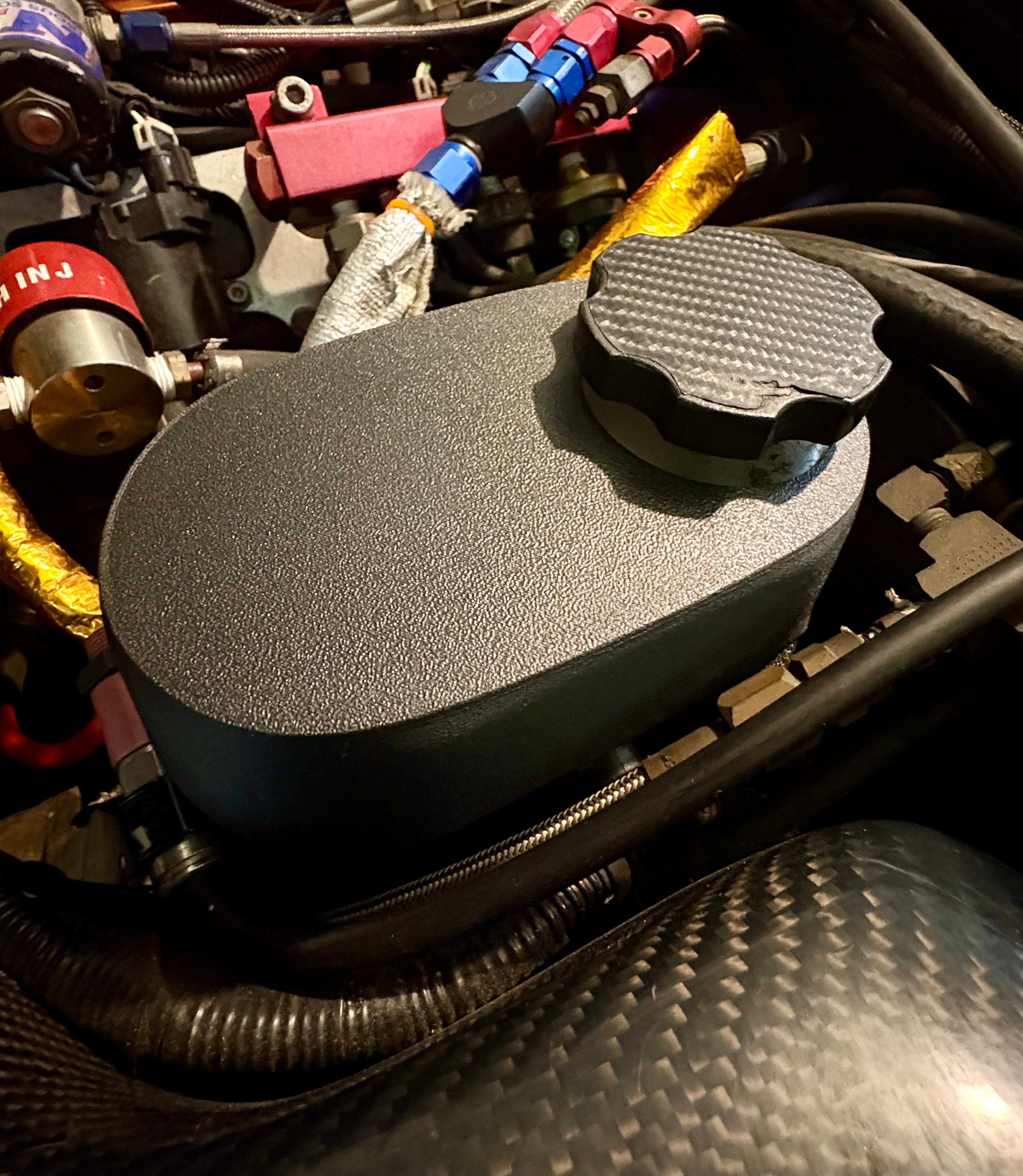 Corvette C5 1997-2004 Master Cylinder Reservoir Cover – Custom 3D Printed ASA-CF by FI Performance