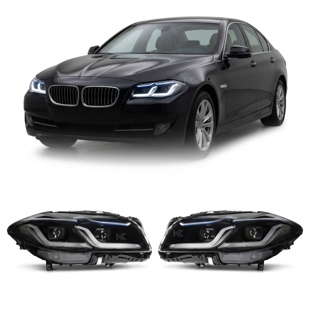 BMW 5-Series F10/F18 New Generation (G30 Style) Headlights 2011-2017