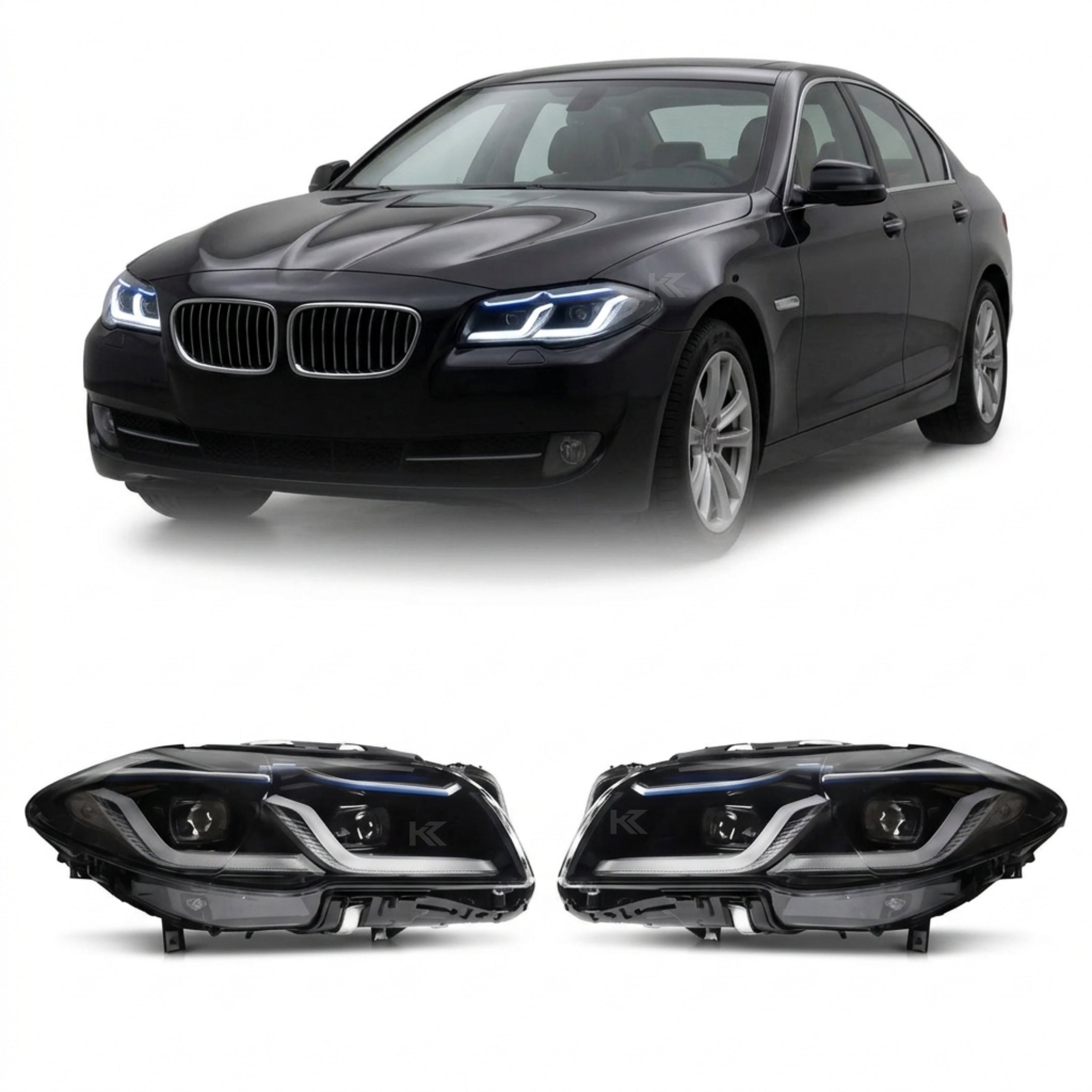 BMW 5-Series F10/F18 New Generation (G30 Style) Headlights 2011-2017