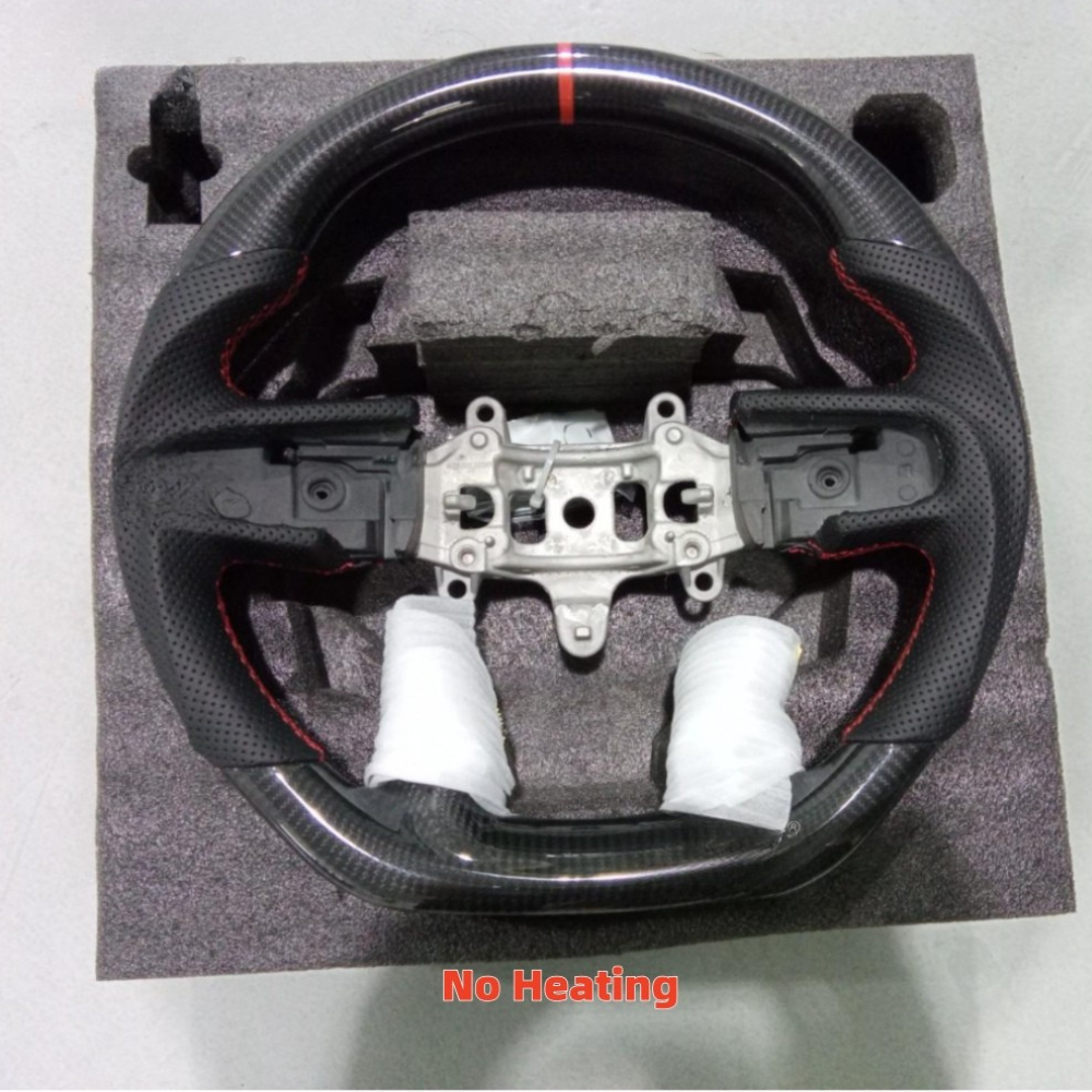 Real Carbon Fiber Steering Wheel for Dodge Ram 1500 2018-2024