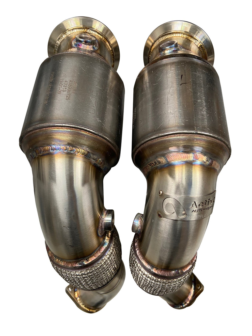 Active Autowerke S63 N63 GESI Catted Downpipes | V8 BMW X5 M and X6 M X5 X6 550i 650i