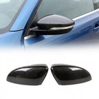 VW Scirocco Carbon Fiber Mirror Covers – Gloss Black Caps (2013–2016)