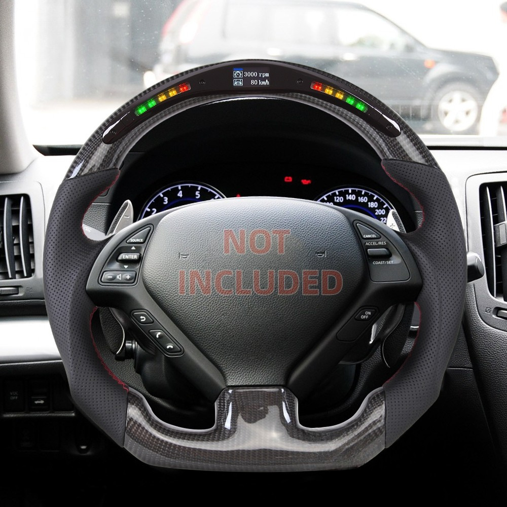 Smart LED Carbon Fiber Steering Wheel for Infiniti G37 2009-2013