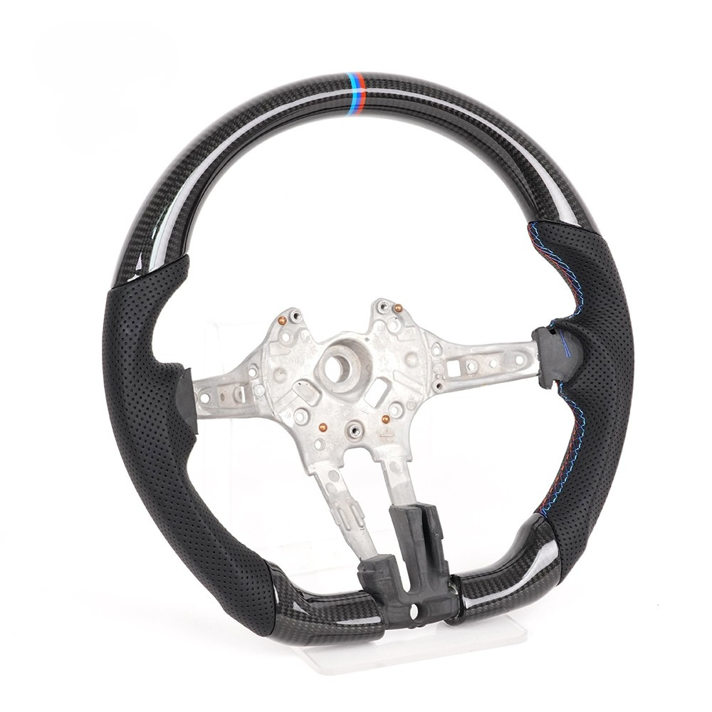 Real Carbon Fiber M Sport Steering Wheel for BMW F-Series 1, 2, 3, 4, X1, X2, X3, X4, X5 & X6