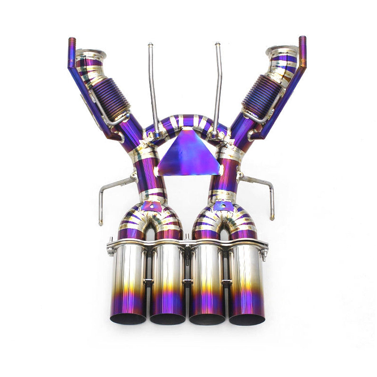 Titanium X Pipe Catback Exhaust System For McLaren 765LT 4.0T V8 by Stratec Systems