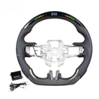 Real Carbon Fiber LED Steering Wheel for Ford Mustang EcoBoost, GT & Shelby GT350 GT500 2015-2017