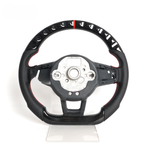 Hydro-Dip Carbon Fiber Steering Wheel for Volkswagen Golf GTI, Golf R & MK7/MK7.5 R-Line 2015–2019