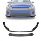 Volkswagen Golf MK7.5 R / R-Line Carbon Fiber Front Lip Splitter – 3K Twill (2017–2019 Hatchback)